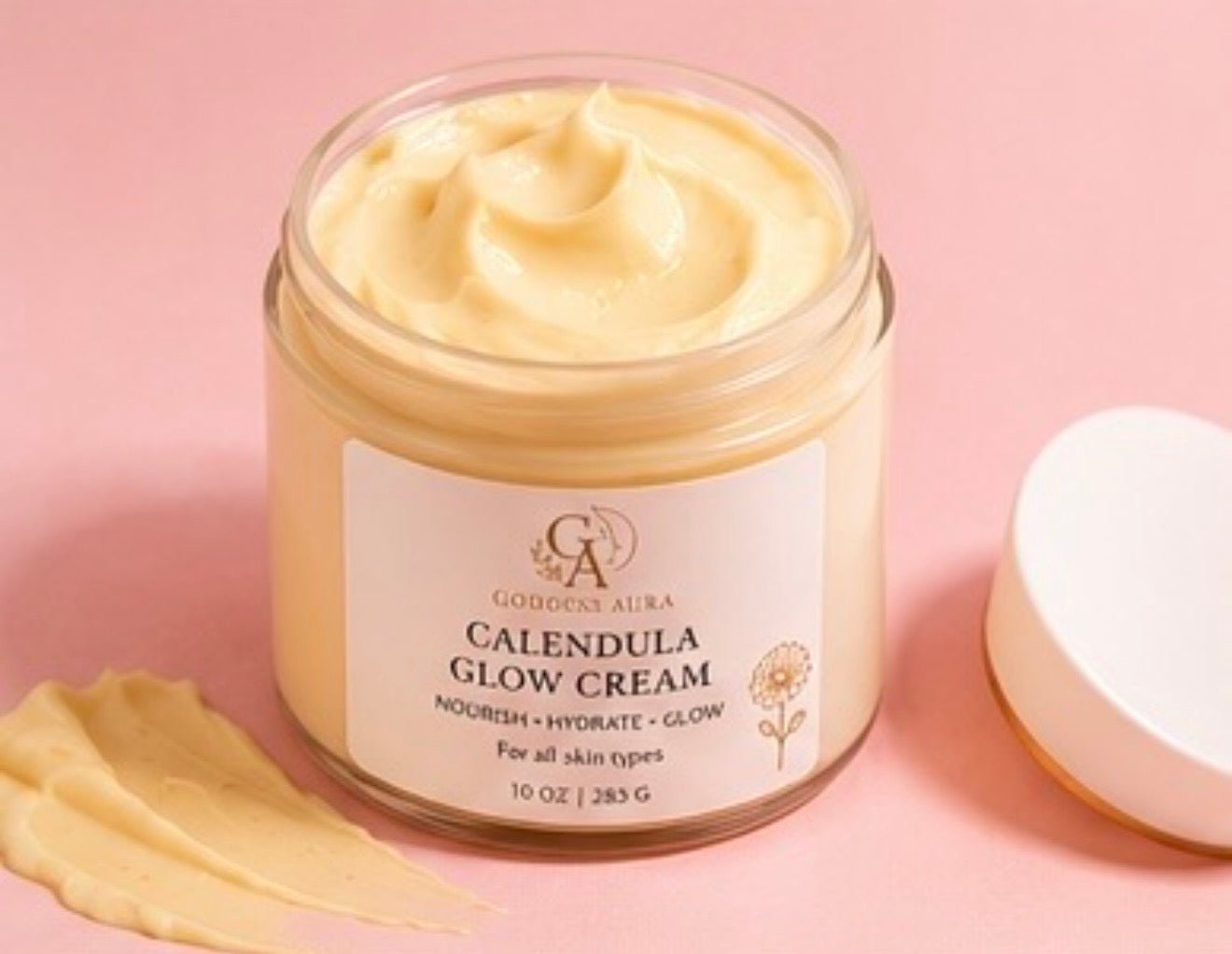 Calendula Glow Cream: Natural Skin Hydration