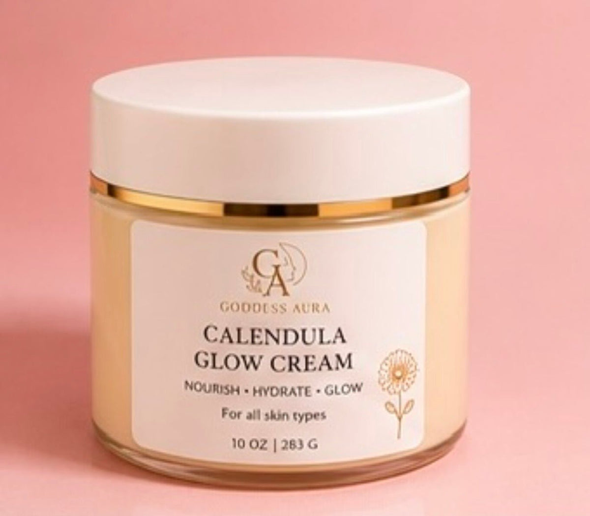Calendula Glow Cream: Natural Skin Hydration